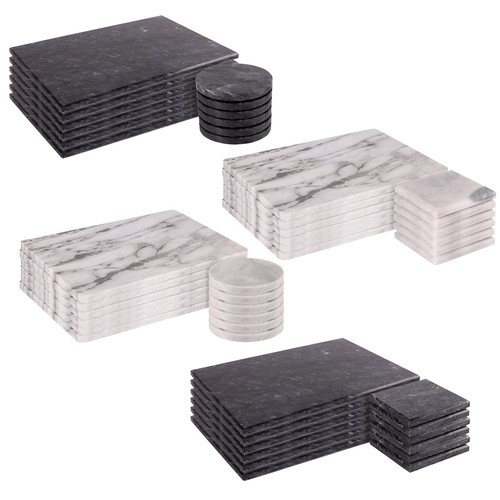 Marble placemats coasters - marble, &