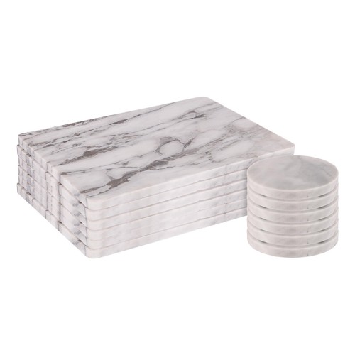 Marble placemats coasters - marble,