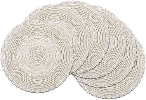 Versatile round placemats - round,