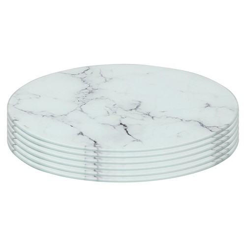 Round glass placemats - placemats, 30cm