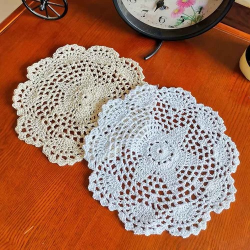 4pcs vintage round hand - round,