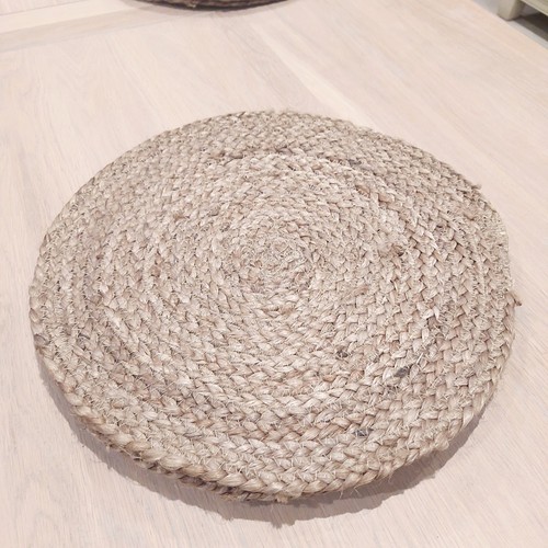 Set round woven jute - of,