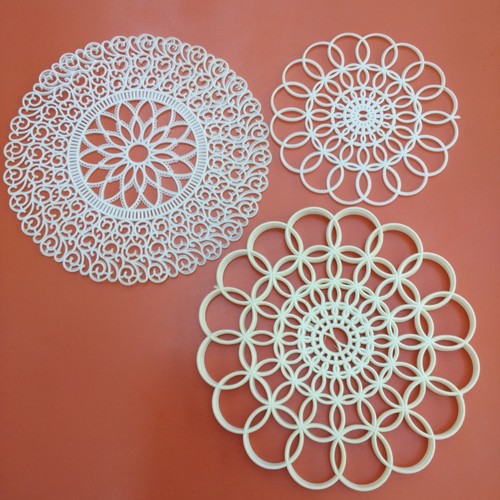 Vintage retro 60s - 60s, white