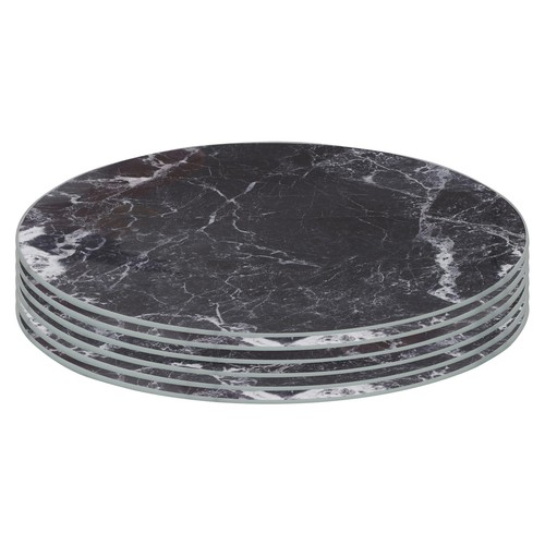 Round glass placemats 30cm - round,