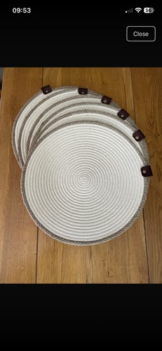 Set round cotton rope - set, 6