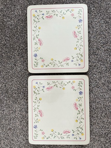 Set rectangular floral - of,