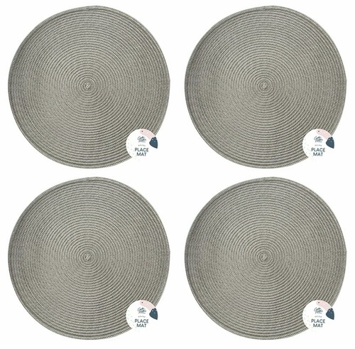 Table place mats large - table, round