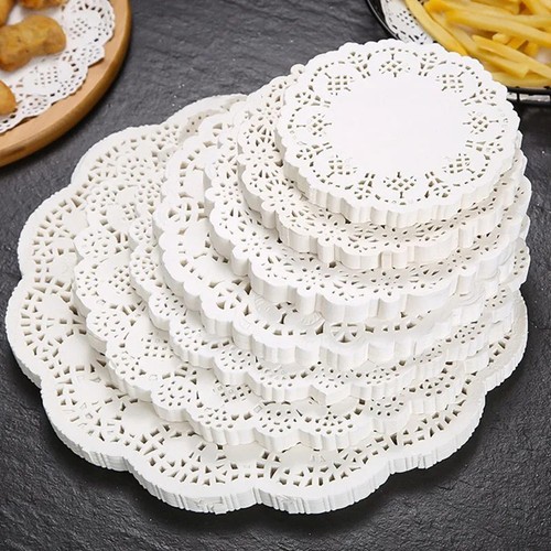 150pcs white round - 150pcs, lace