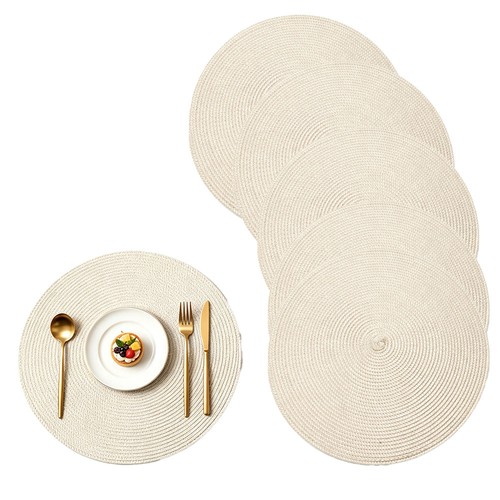 Round woven pcs - woven,