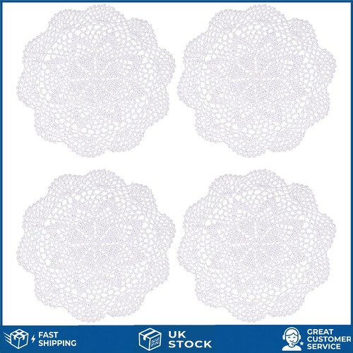 Elegant handmade white round - handmade,